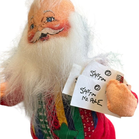 Annalee Santa Doll Holding Letters and Spectacles - Picture 4 of 6